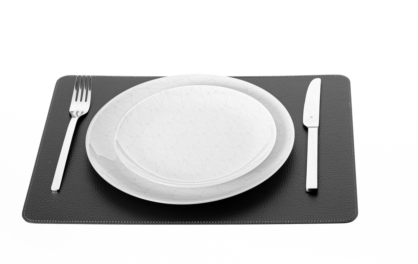 Rectangle Placemats 18''x 13''/ 45.7 x 33.03 cm made of Recycled Leather