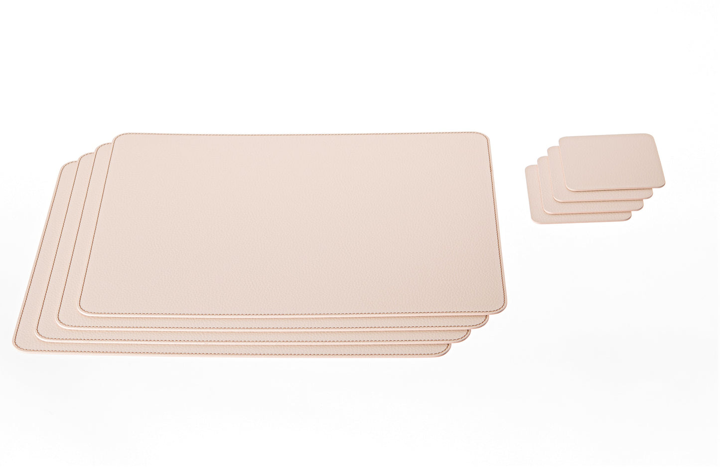Rectangle Placemats 18''x 13''/ 45.7 x 33.03 cm made of Recycled Leather