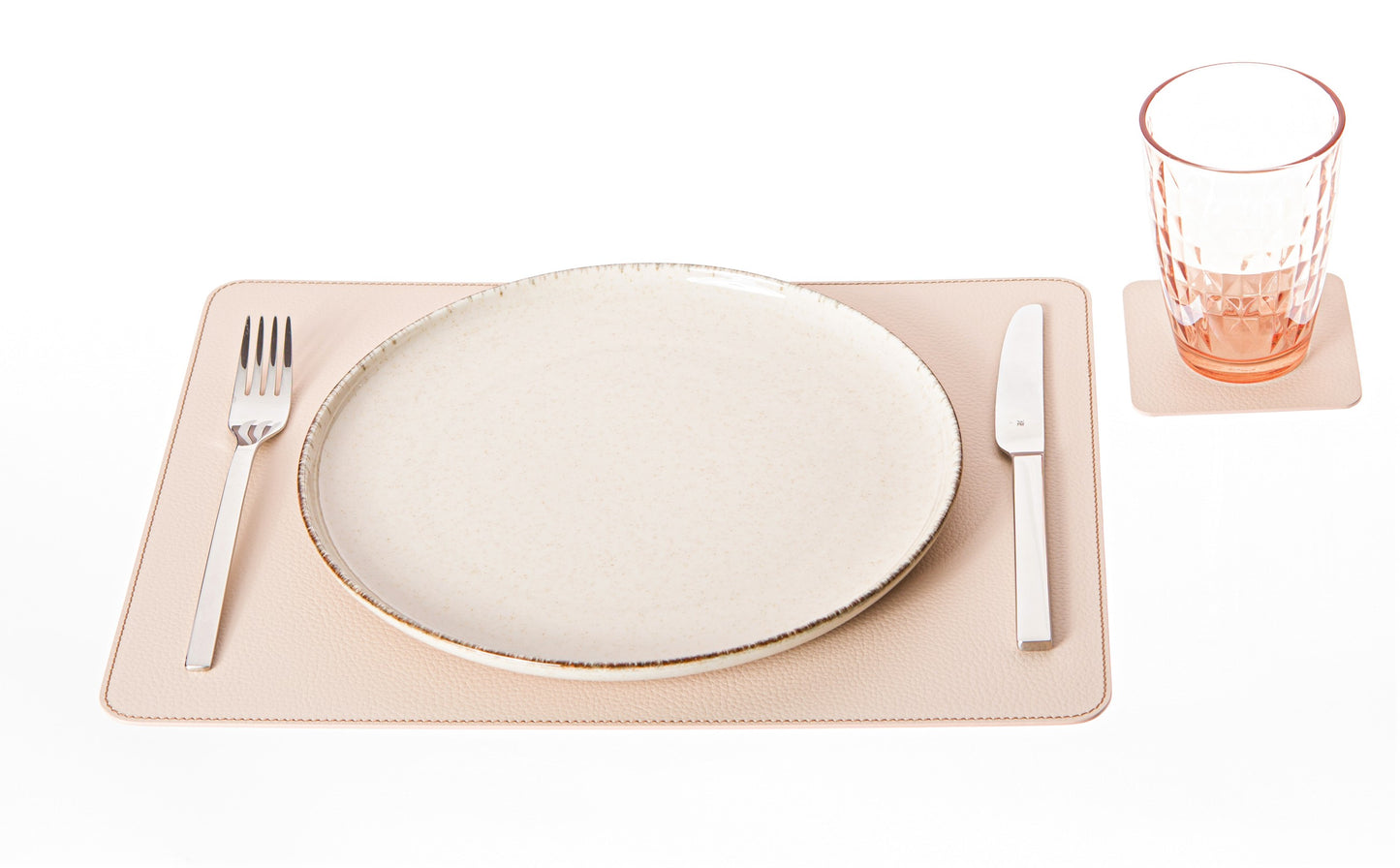 Rectangle Placemats Made of recycled leather 15.8''x11.88" - 40 x 30 cm