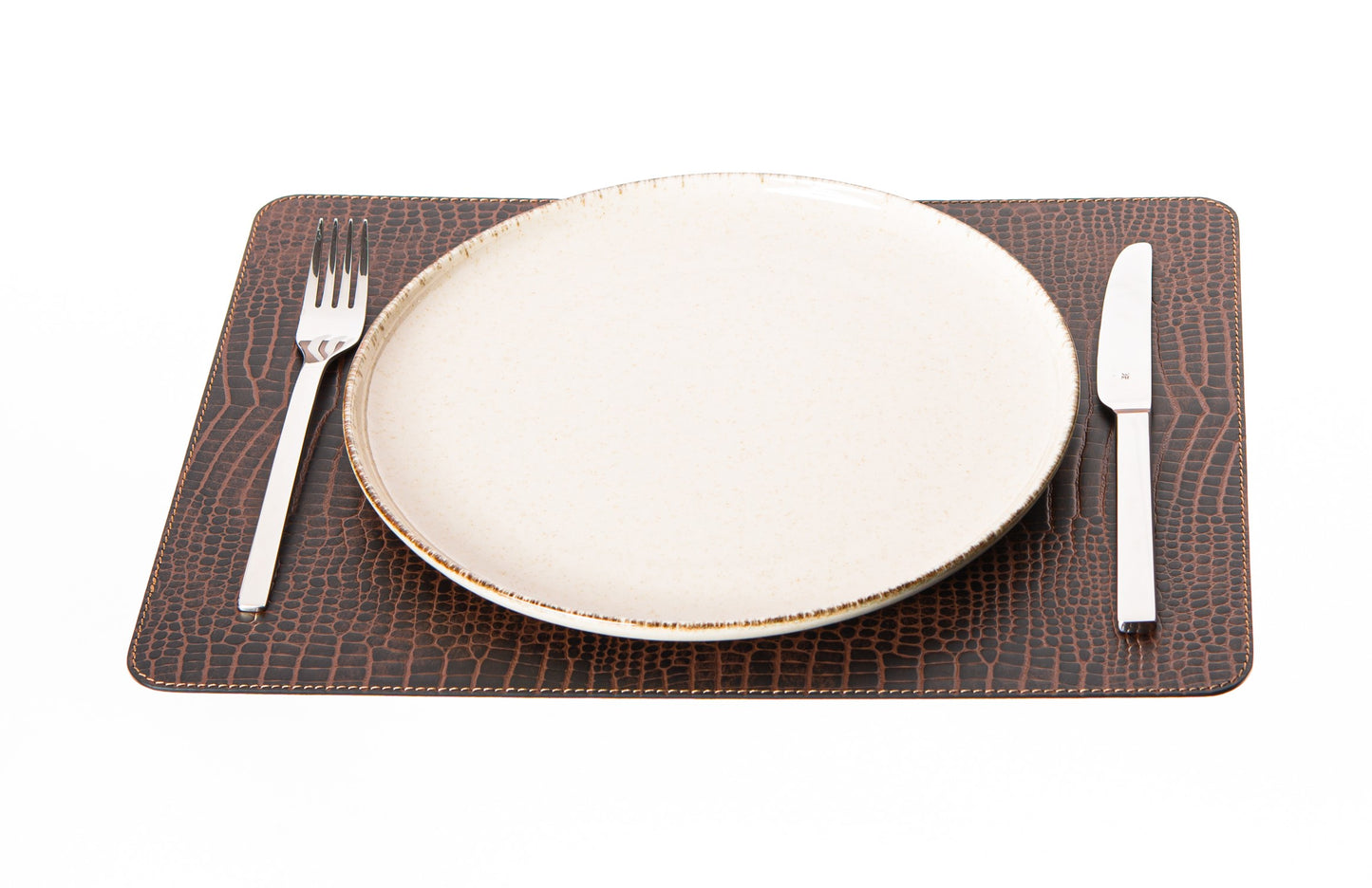 Rectangle Placemats Made of recycled leather 15.8''x11.88" - 40 x 30 cm