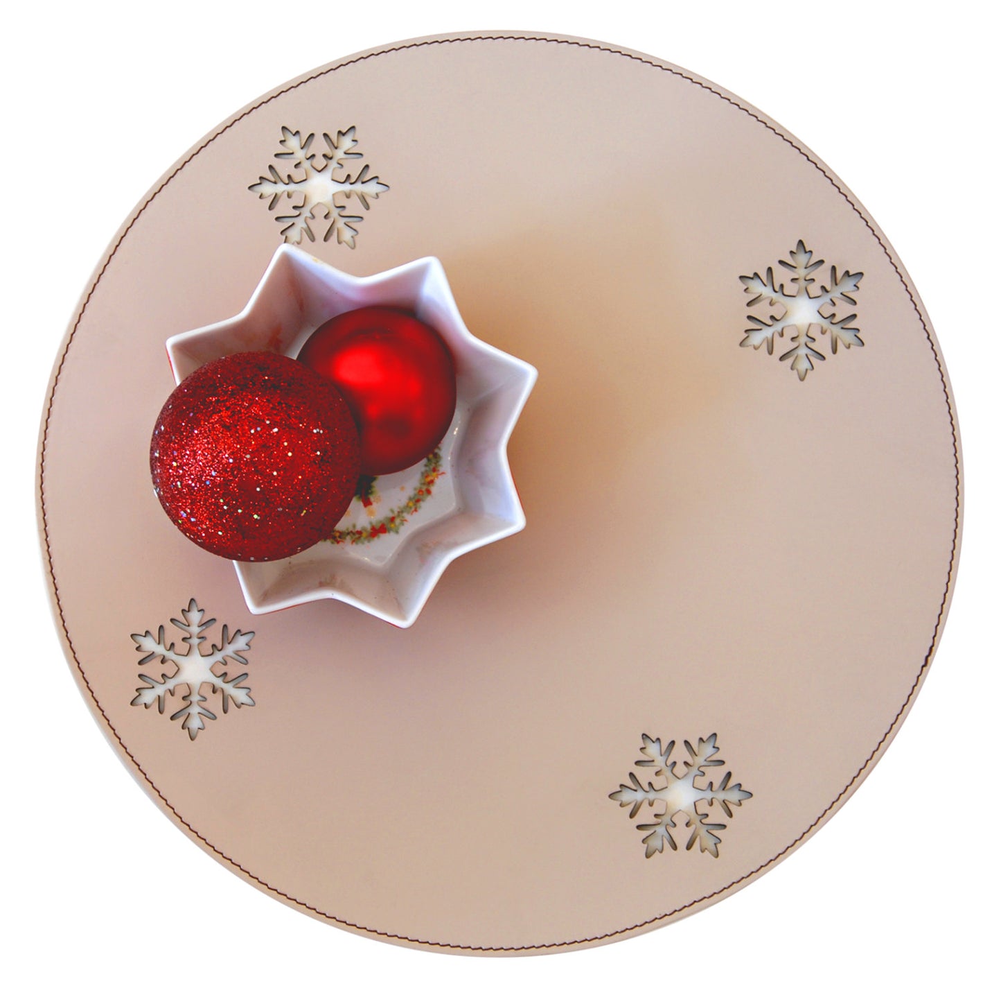 Christmas Placemats Snowflakes, Table Centrepiece