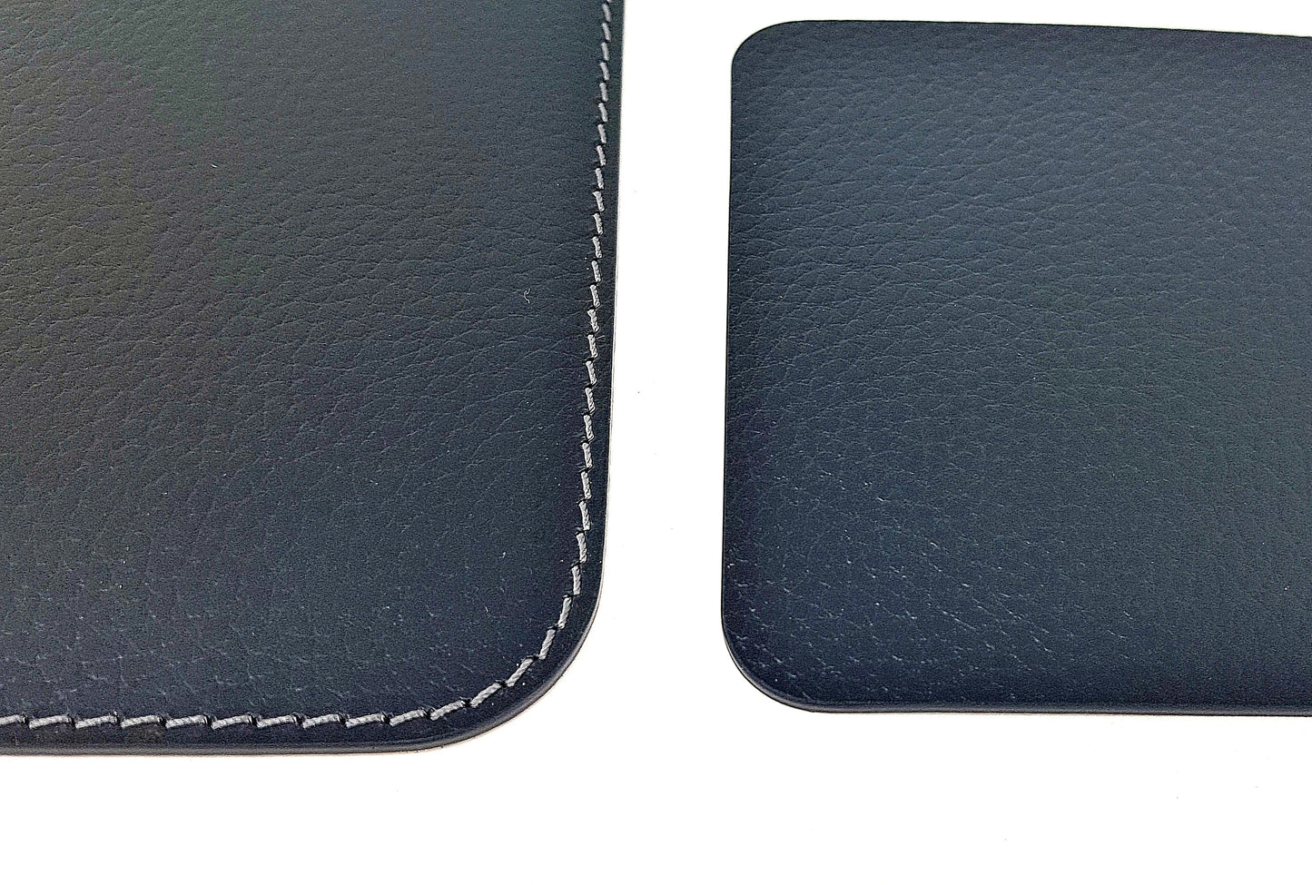 Rectangle Placemats Cross Stitching Made of Recycled Leather  SIZE 15.8''x11.88" - 40 x 30 cm