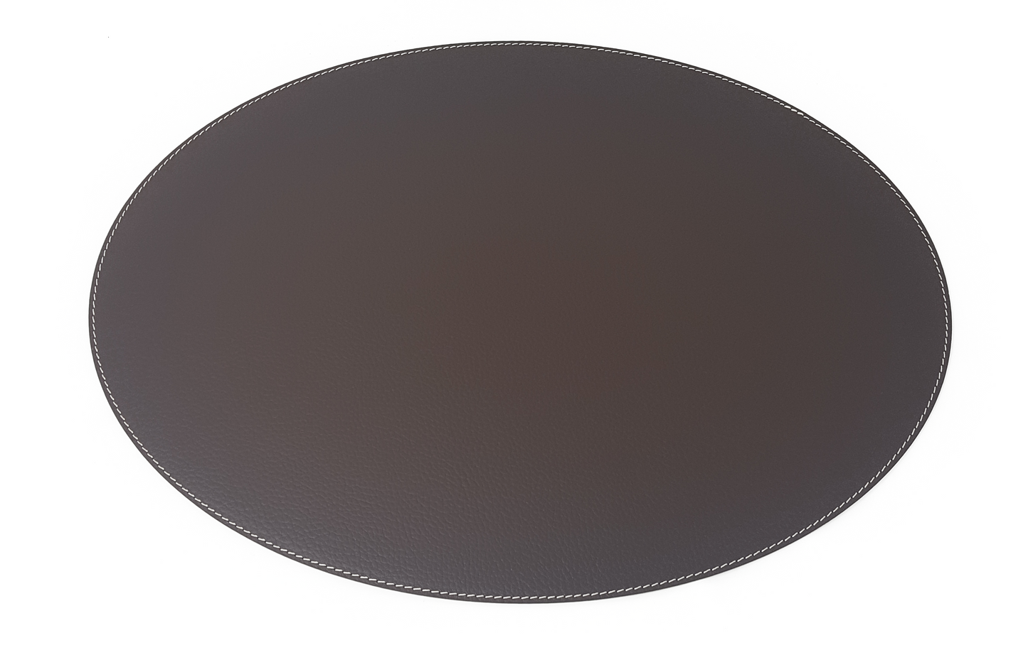 Oval Placemats 18''x 13''- 45.7 x 33 cm made of recycled leather