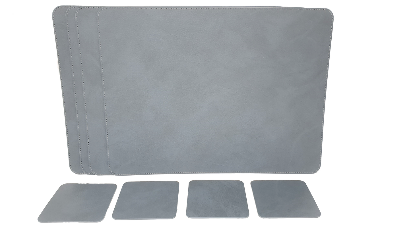 Rectangle Placemats 18''x 13''/ 45.7 x 33.03 cm made of Recycled Leather