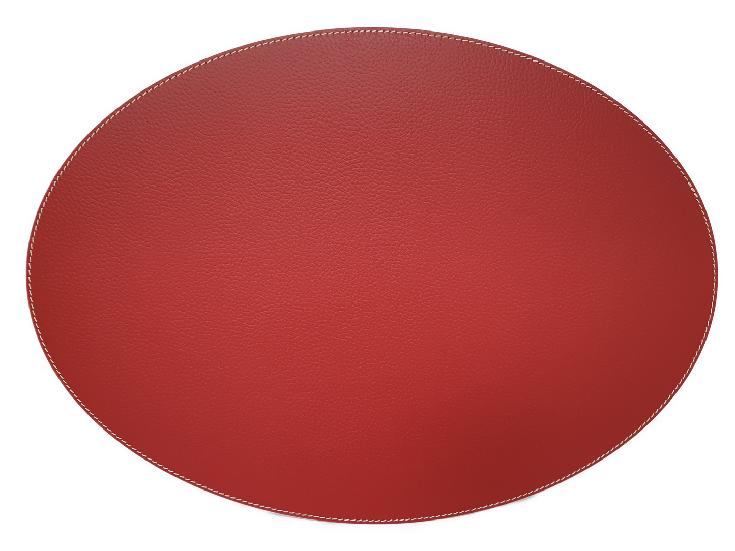 Oval Placemats 18''x 13''- 45.7 x 33 cm made of recycled leather