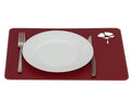 Mohn-Platzsets mit Gravur