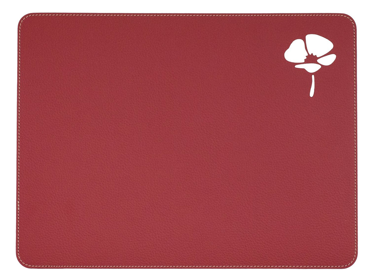 Poppy engraved Placemats