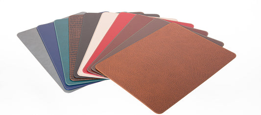 Rectangle Placemats  Made of recycled leather  15.8''x11.88" - 40 x 30 cm