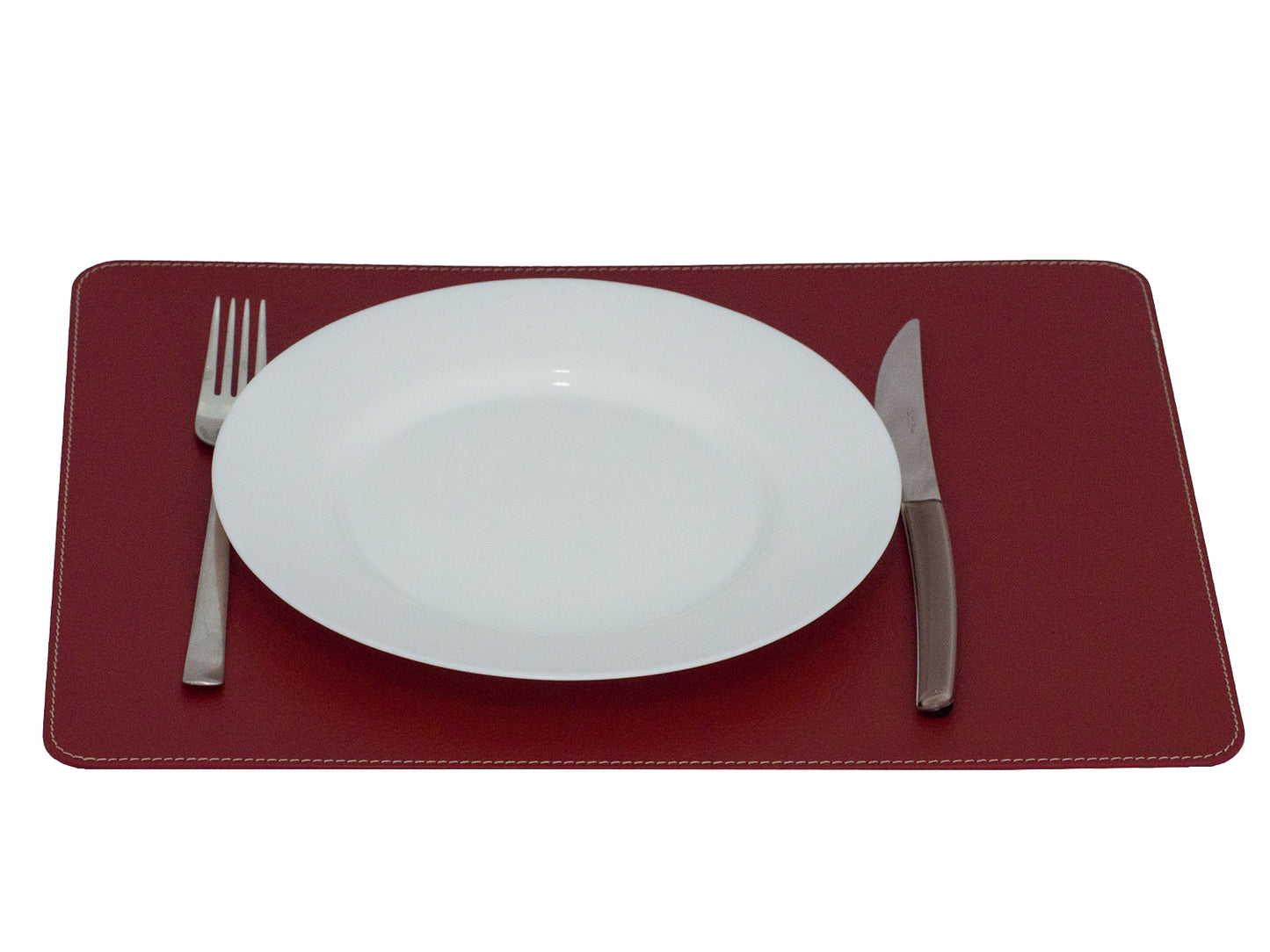 Rectangle Placemats 18''x 13''/ 45.7 x 33.03 cm made of Recycled Leather