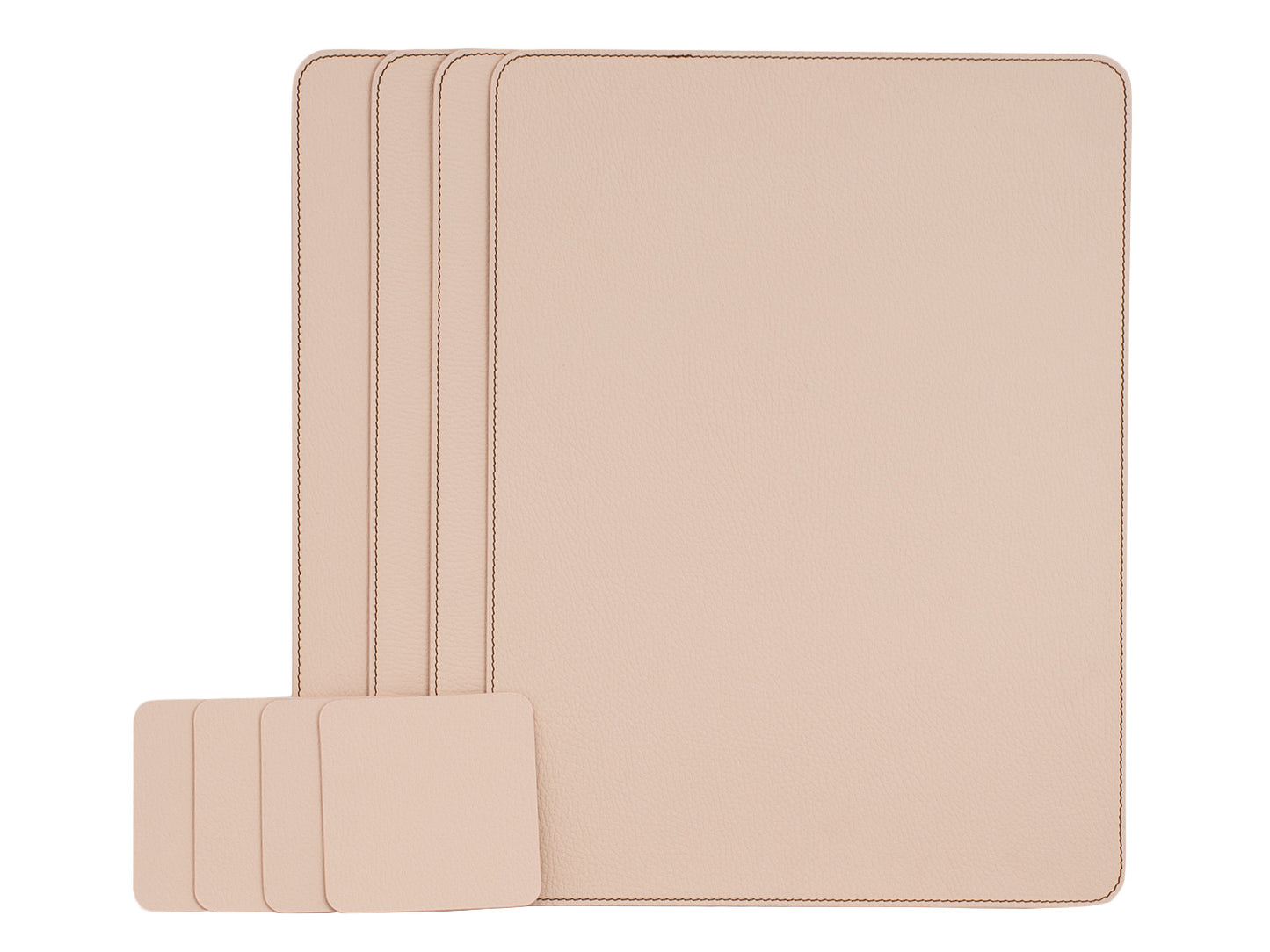 Rectangle Placemats 18''x 13''/ 45.7 x 33.03 cm made of Recycled Leather