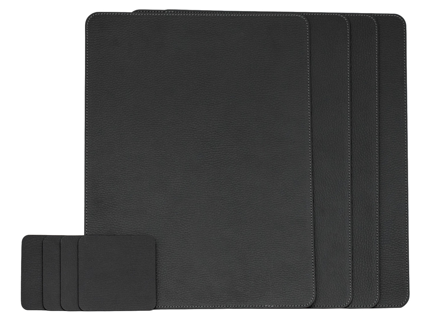 Rectangle Placemats 18''x 13''/ 45.7 x 33.03 cm made of Recycled Leather